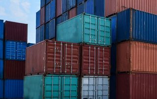 What are shipping containers made of?